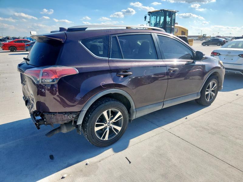 2T3WFREV3GW296963 - 2016 TOYOTA RAV4 XLE 栗色 照片 3
