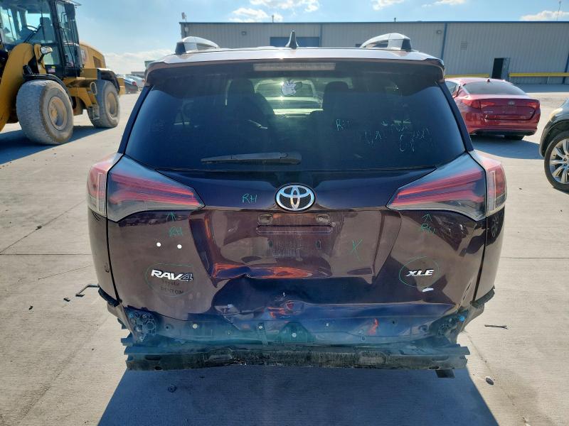 2T3WFREV3GW296963 - 2016 TOYOTA RAV4 XLE 栗色 照片 6