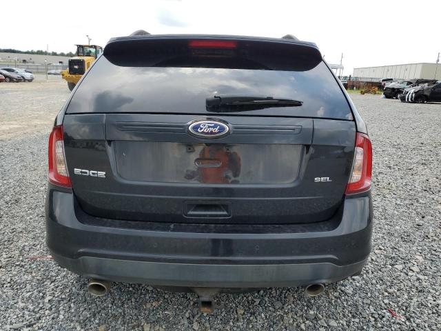 2FMDK3JC0DBE06267 - 2013 FORD EDGE SEL BLACK photo 6