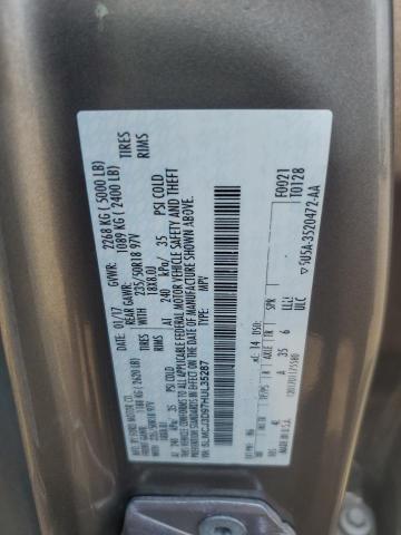 5LMCJ3D97HUL35287 - 2017 LINCOLN MKC RESERVE Մոխրագույն լուսանկար 14