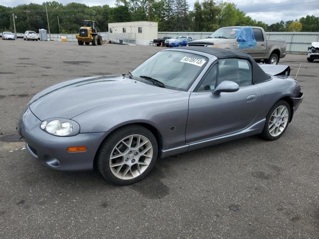 JM1NB353620226227 - 2002 MAZDA MX-5 MIATA BASE SILVER photo 1