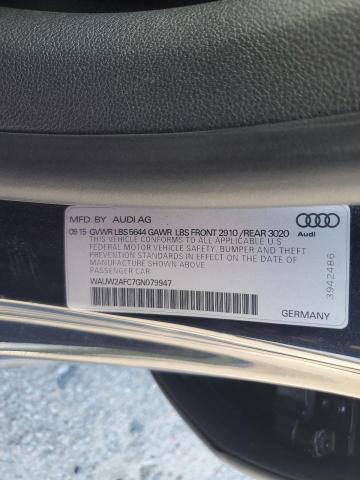 WAUW2AFC7GN079947 - 2016 AUDI S7 PRESTIGE CHARCOAL photo 13