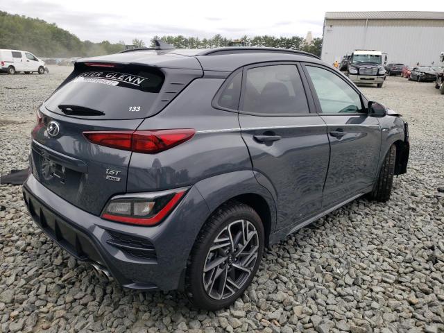 KM8K3CA37PU989150 - 2023 HYUNDAI KONA N LINE CHARCOAL photo 3