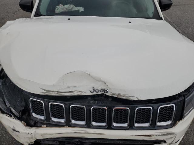 3C4NJCAB6KT814972 - 2019 JEEP COMPASS SPORT 白色 照片 12