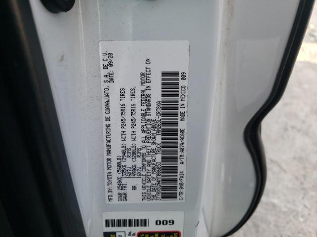 3TYRX5GN4MT006053 - 2021 TOYOTA TACOMA ACCESS CAB თეთრი ფოტო 12