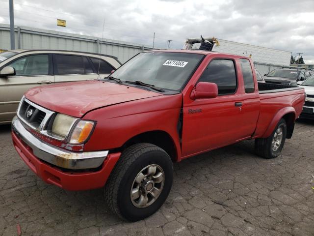 1N6ED26Y5XC337496 - 1999 NISSAN FRONTIER KING CAB XE RED photo 1