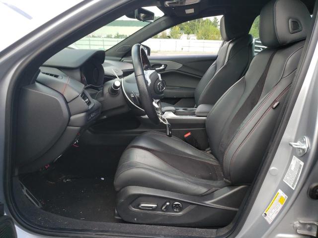 19UUB6F51NA001484 - 2022 ACURA TLX TECH A SILVER photo 7