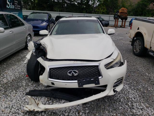 JN1BV7AR2EM693625 - 2014 INFINITI Q50 BASE WHITE photo 5