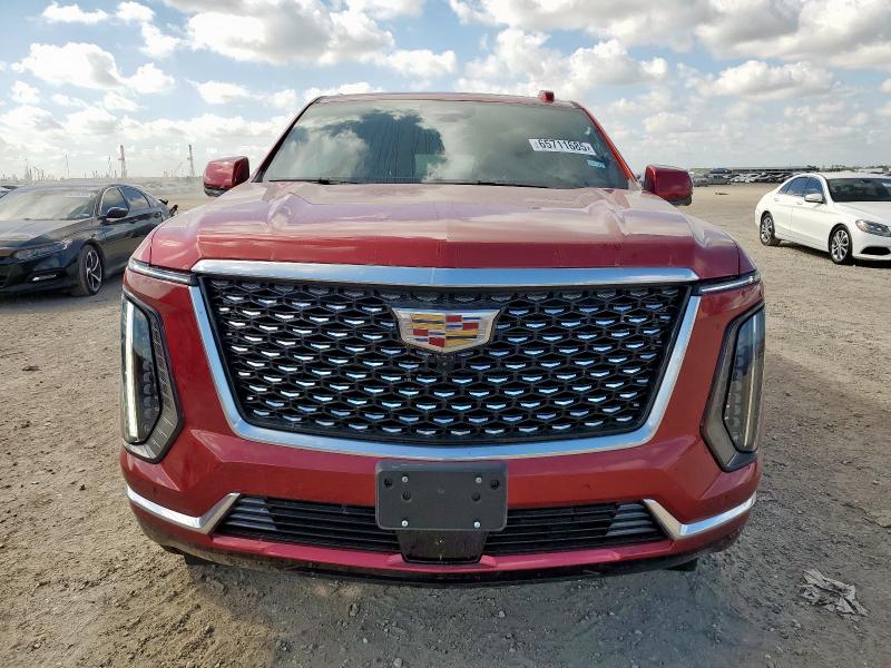 1GYS8ARL2SR227199 - 2025 CADILLAC ESCALADE LUXURY أحمر صورة 5