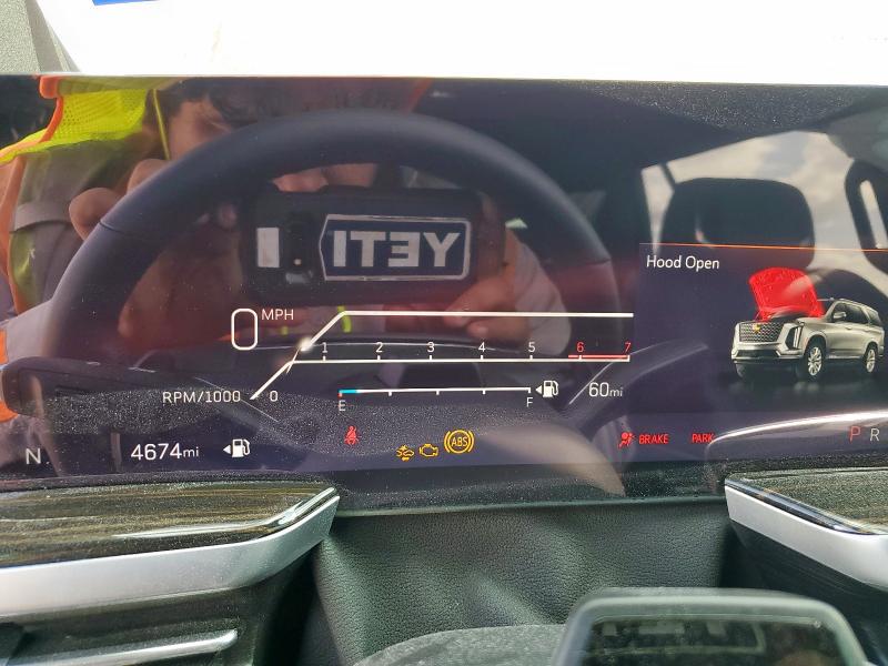 1GYS8ARL2SR227199 - 2025 CADILLAC ESCALADE LUXURY أحمر صورة 9