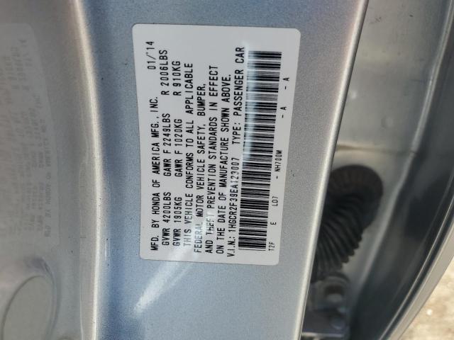 1HGCR2F39EA123007 - 2014 HONDA ACCORD LX SILVER photo 13