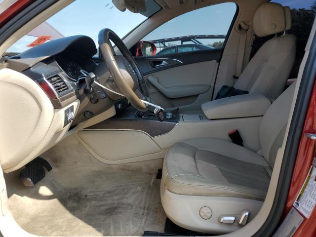 WAUD8AFC1HN004586 - 2017 AUDI A6 PREMIUM PLUS RED photo 7