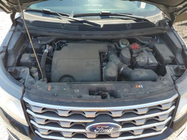 1FM5K8D82HGD47228 - 2017 FORD EXPLORER XLT Negro foto 12