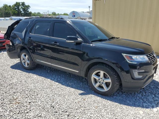 1FM5K8D82HGD47228 - 2017 FORD EXPLORER XLT Negro foto 4