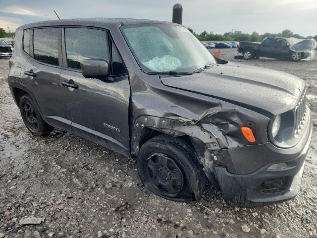 ZACCJBAB0JPH16219 - 2018 JEEP RENEGADE SPORT Gris photo 4