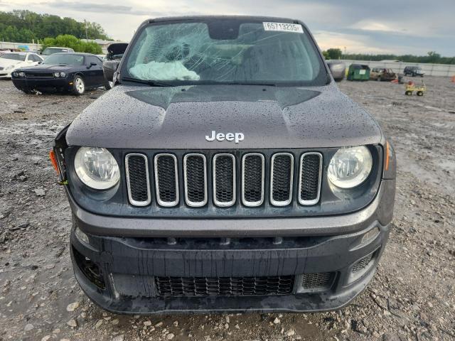 ZACCJBAB0JPH16219 - 2018 JEEP RENEGADE SPORT Gris photo 5