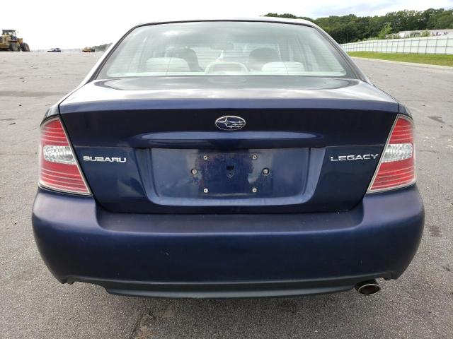 4S3BL626067214586 - 2006 SUBARU LEGACY 2.5I LIMITED BLUE photo 6