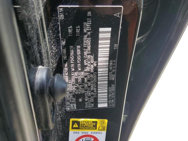 5TDJKRFH7FS092813 - 2015 TOYOTA HIGHLANDER XLE Qara foto 13