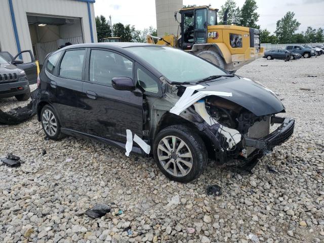 JHMGE8G55DC064280 - 2013 HONDA FIT SPORT BLACK photo 4