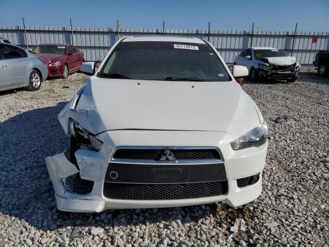 JA32U8FW0BU026244 - 2011 MITSUBISHI LANCER GTS WHITE photo 5