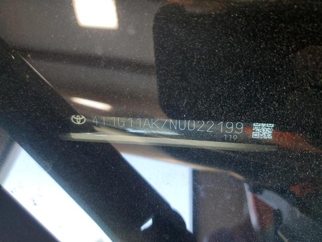 4T1G11AK7NU022199 - 2022 TOYOTA CAMRY SE თეთრი ფოტო 12