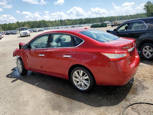 3N1AB7AP6DL712267 - 2013 NISSAN SENTRA S RED photo 2