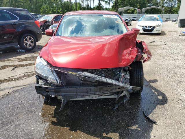 3N1AB7AP6DL712267 - 2013 NISSAN SENTRA S RED photo 5