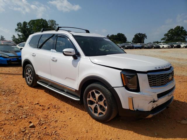 5XYP34HC8MG160798 - 2021 KIA TELLURIDE EX WHITE photo 4