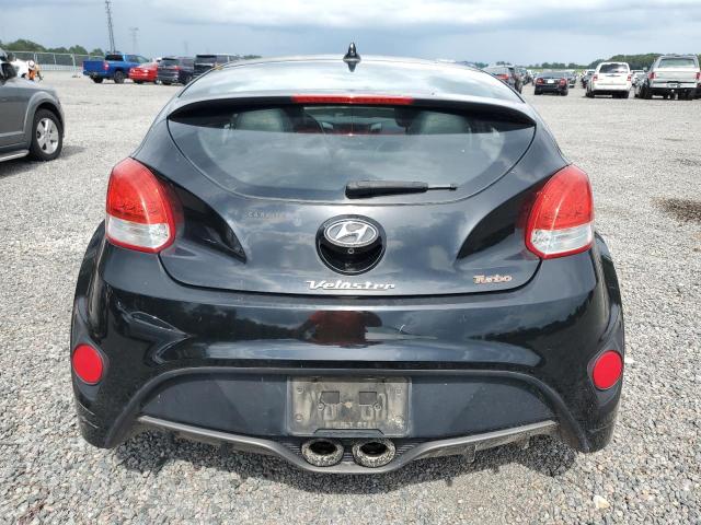 KMHTC6AE9FU237598 - 2015 HYUNDAI VELOSTER TURBO BLACK photo 6