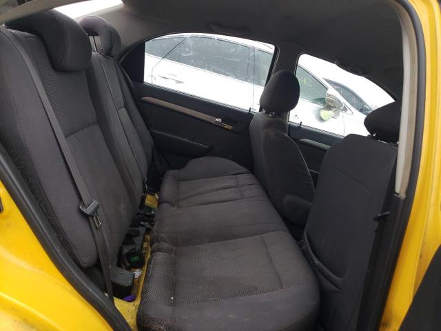 KL1TD56628B124806 - 2008 CHEVROLET AVEO BASE Sarı foto 10