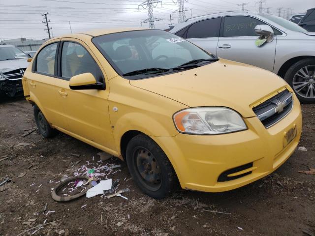 KL1TD56628B124806 - 2008 CHEVROLET AVEO BASE Sarı foto 4