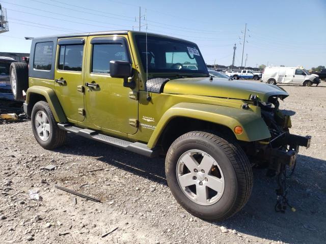 1J4GA59117L138962 - 2007 JEEP WRANGLER SAHARA GREEN photo 4