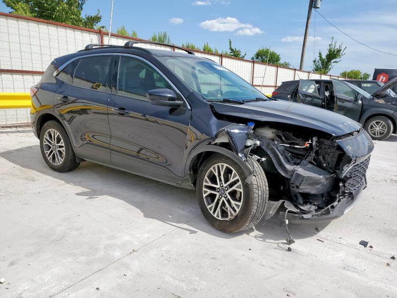 1FMCU9H65MUA54421 - 2021 FORD ESCAPE SEL BLUE photo 4