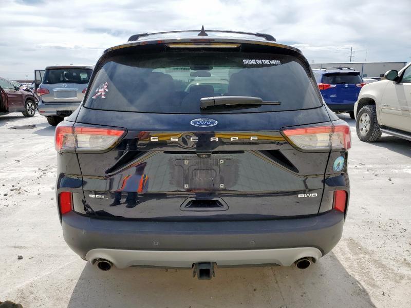 1FMCU9H65MUA54421 - 2021 FORD ESCAPE SEL BLUE photo 6
