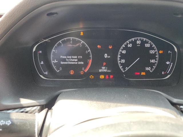 1HGCV2F98MA007134 - 2021 HONDA ACCORD TOURING WHITE photo 9