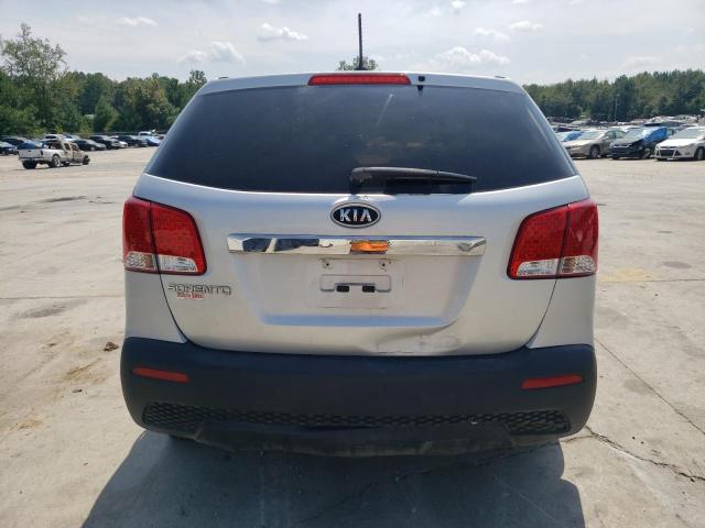 5XYKT3A13DG321197 - 2013 KIA SORENTO LX SILVER photo 6