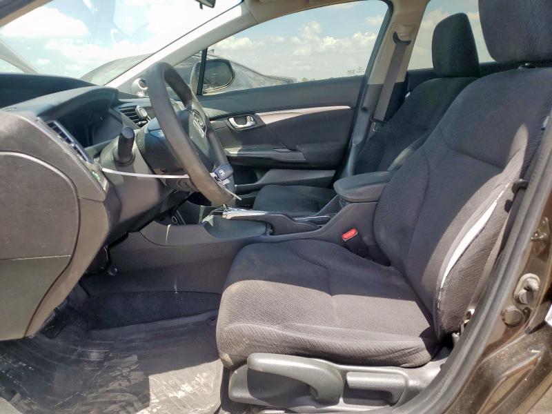 19XFB2F84DE008452 - 2013 HONDA CIVIC EX BROWN photo 7