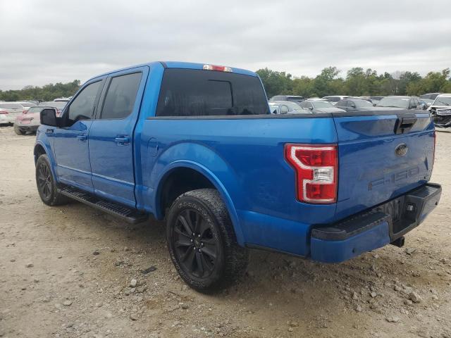 1FTEW1EP7LFA16181 - 2020 FORD F150 SUPERCREW BLUE photo 2