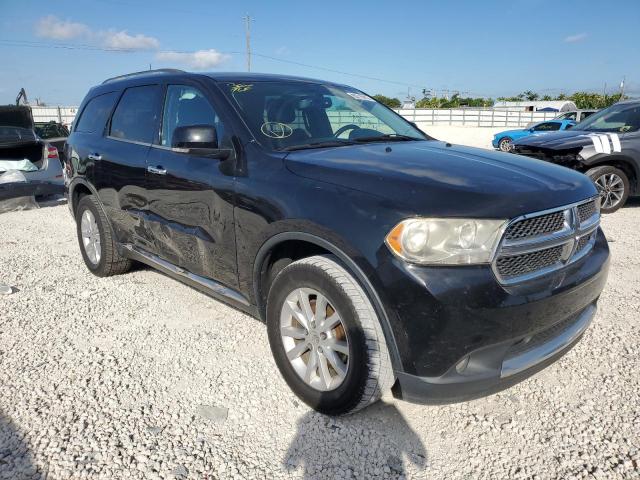 1C4RDHDG9DC661614 - 2013 DODGE DURANGO CREW BLACK photo 1