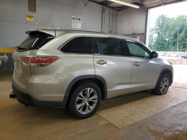 5TDKKRFH2ES036961 - 2014 TOYOTA HIGHLANDER XLE Dorado foto 3