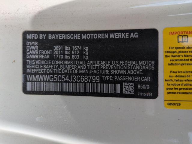 WMWWG5C54J3C68799 - 2018 MINI COOPER 奶油色 照片 12