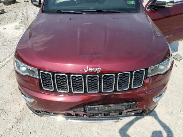 1C4RJFBG5LC149881 - 2020 JEEP GRAND CHER LIMITED MAROON photo 12