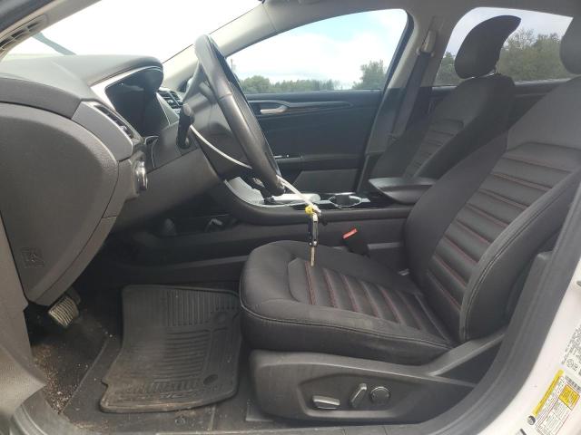 1FA6P0H75F5104492 - 2015 FORD FUSION SE WHITE photo 7