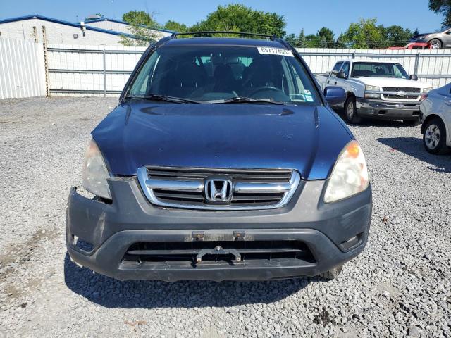 SHSRD78874U218810 - 2004 HONDA CR-V EX BLUE photo 5