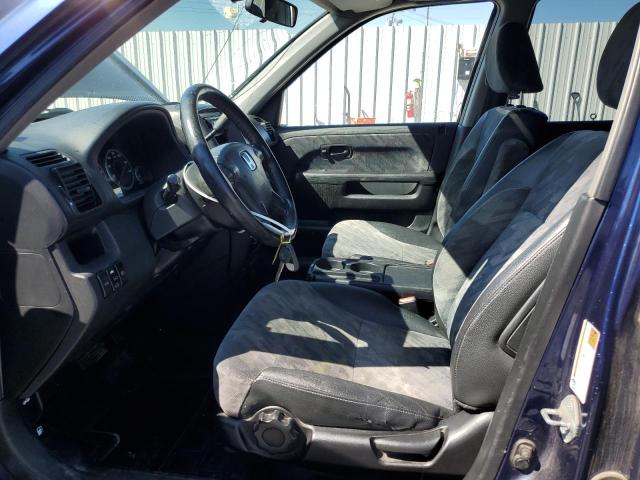 SHSRD78874U218810 - 2004 HONDA CR-V EX BLUE photo 7