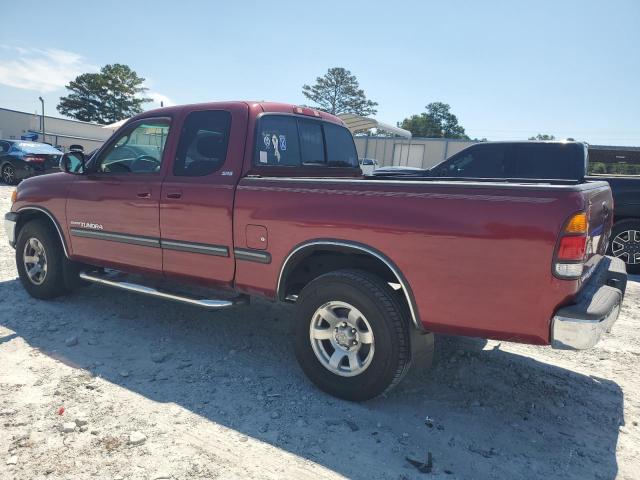 5TBBT44112S231170 - 2002 TOYOTA TUNDRA ACCESS CAB ბურგუნდია ფოტო 2