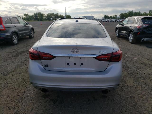 JN1EV7AR9KM558862 - 2019 INFINITI Q50 LUXE SILVER photo 6