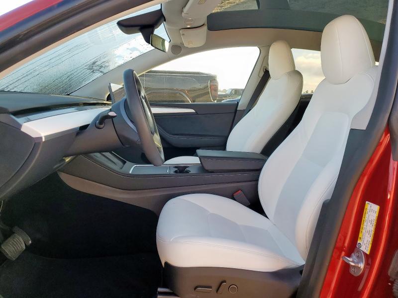 7SAYGDEEXRA255618 - 2024 TESLA MODEL Y RED photo 7