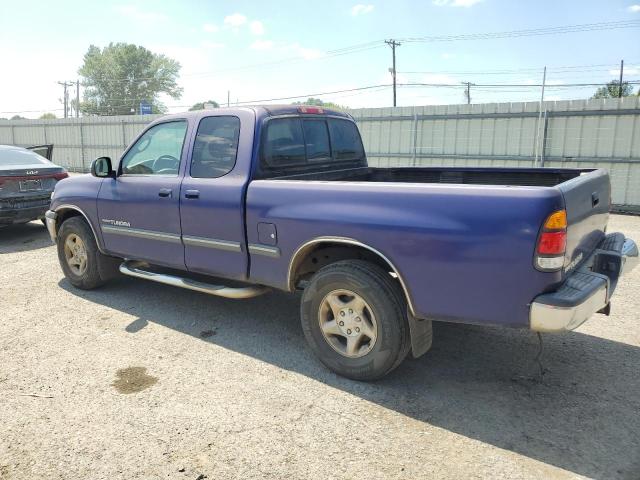 5TBRT341XYS073395 - 2000 TOYOTA TUNDRA ACCESS CAB Fioletowy zdjęcie 2