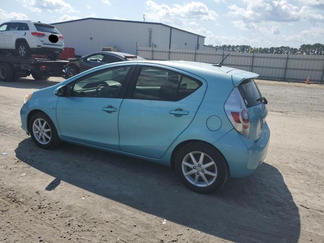 JTDKDTB3XD1058588 - 2013 TOYOTA PRIUS C BLUE photo 2